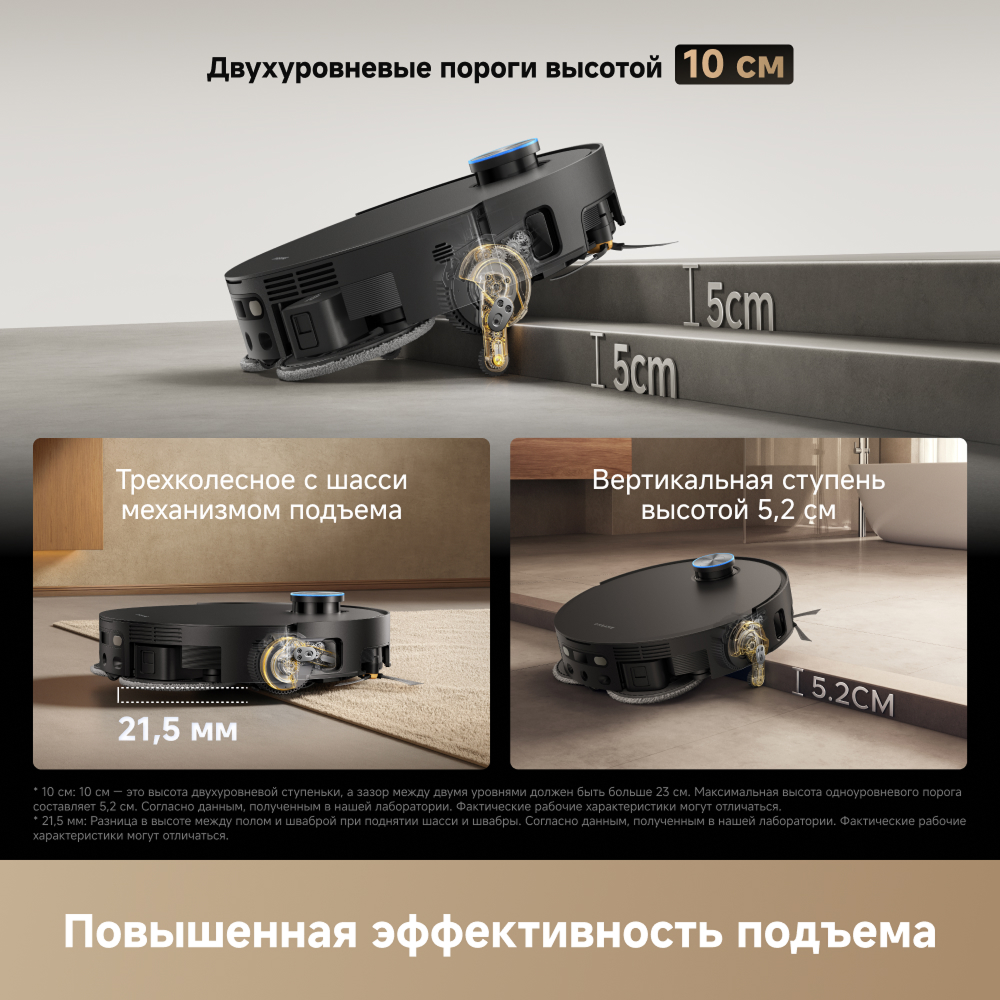 Робот-пылесос Dreame X60 Pro Ultra MatriX Black