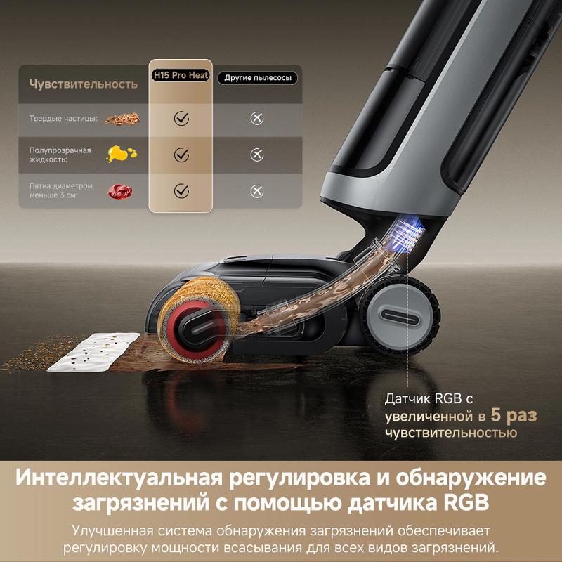 Моющий пылесос Dreame H15 Pro Heat