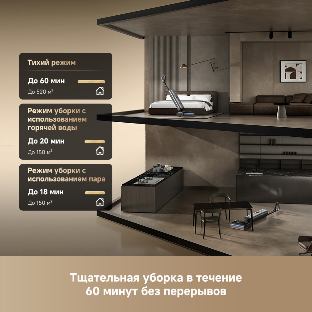 Моющий пылесос Dreame H16 Pro Steam