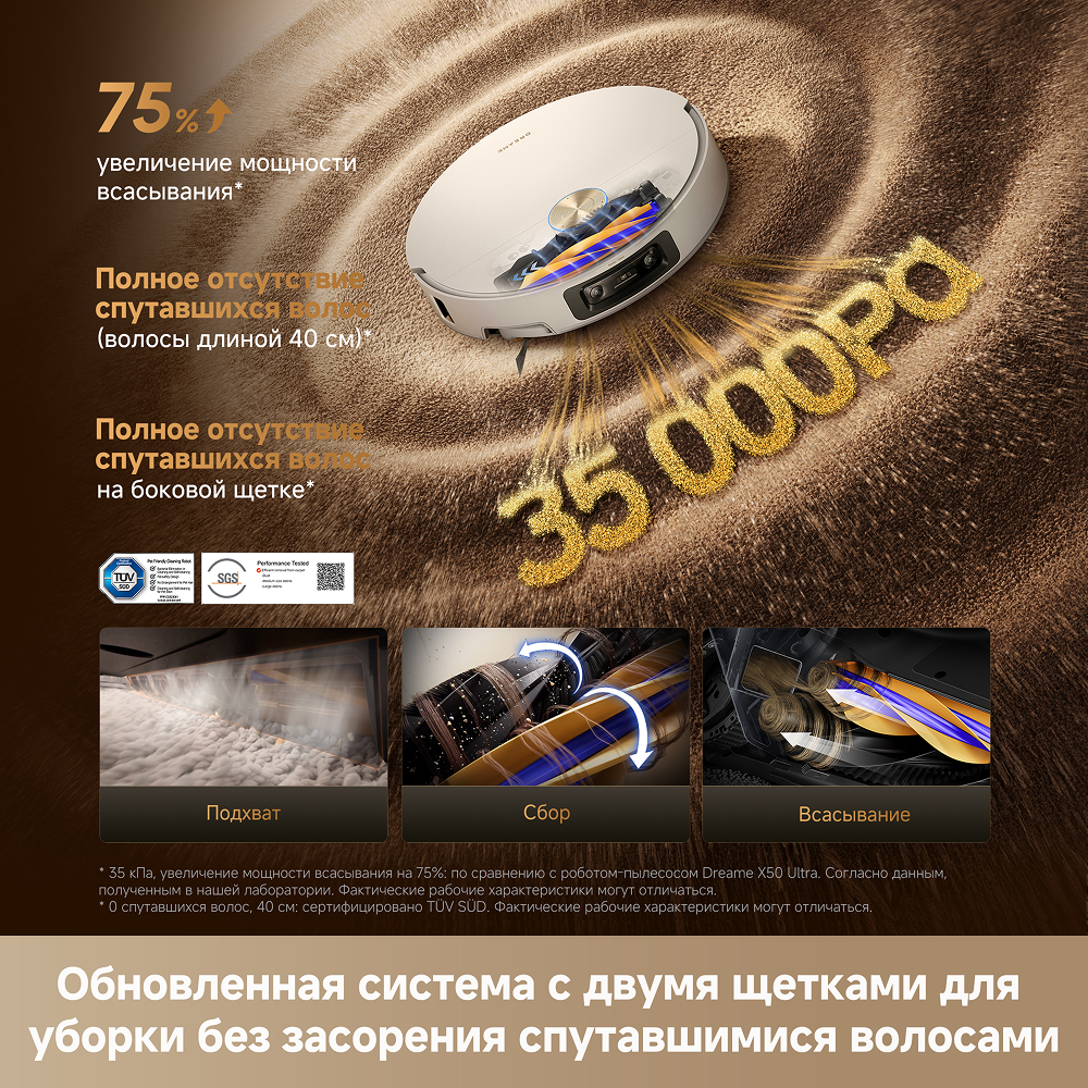 Робот-пылесос Dreame X60 Ultra Complete White