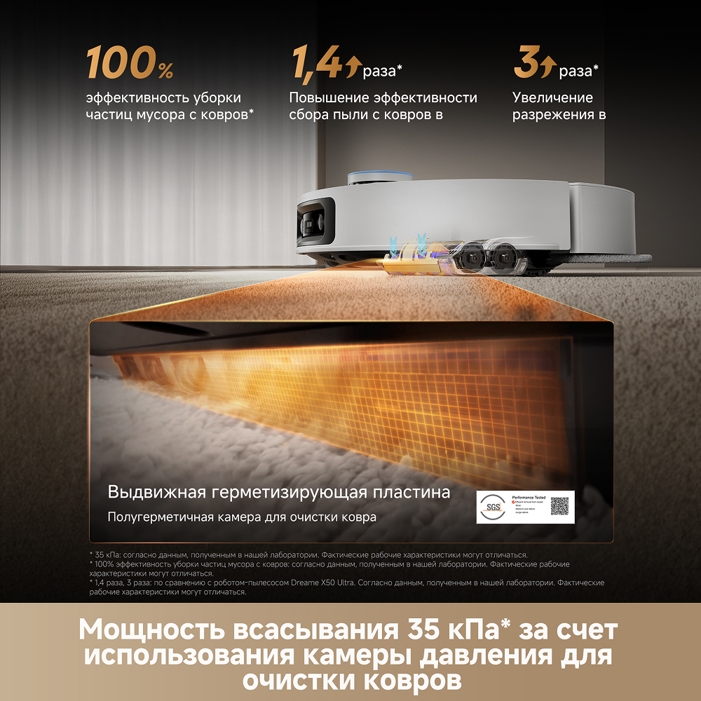 Робот-пылесос Dreame X60 Ultra Complete White