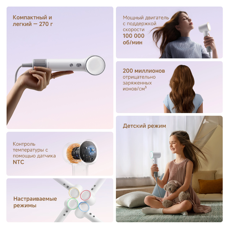 Фен Dreame Нairdryer Mini Green