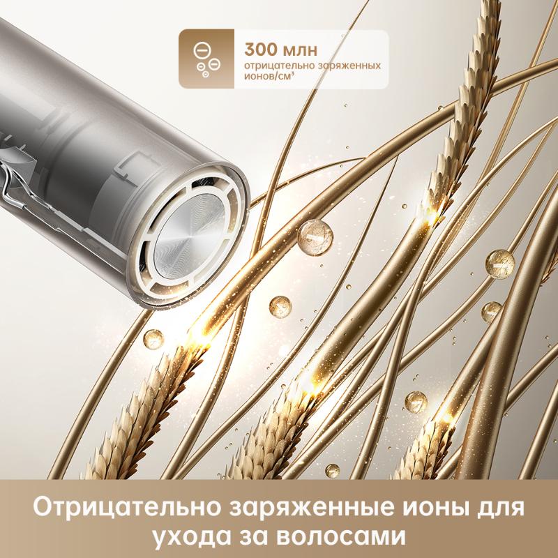 Фен Dreame Hairdryer Pocket High-speed Titanium Gold