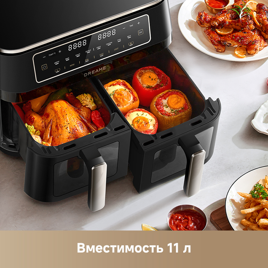 Аэрогриль (аэрофритюрница) Dreame Tasti™ DZ30 Black