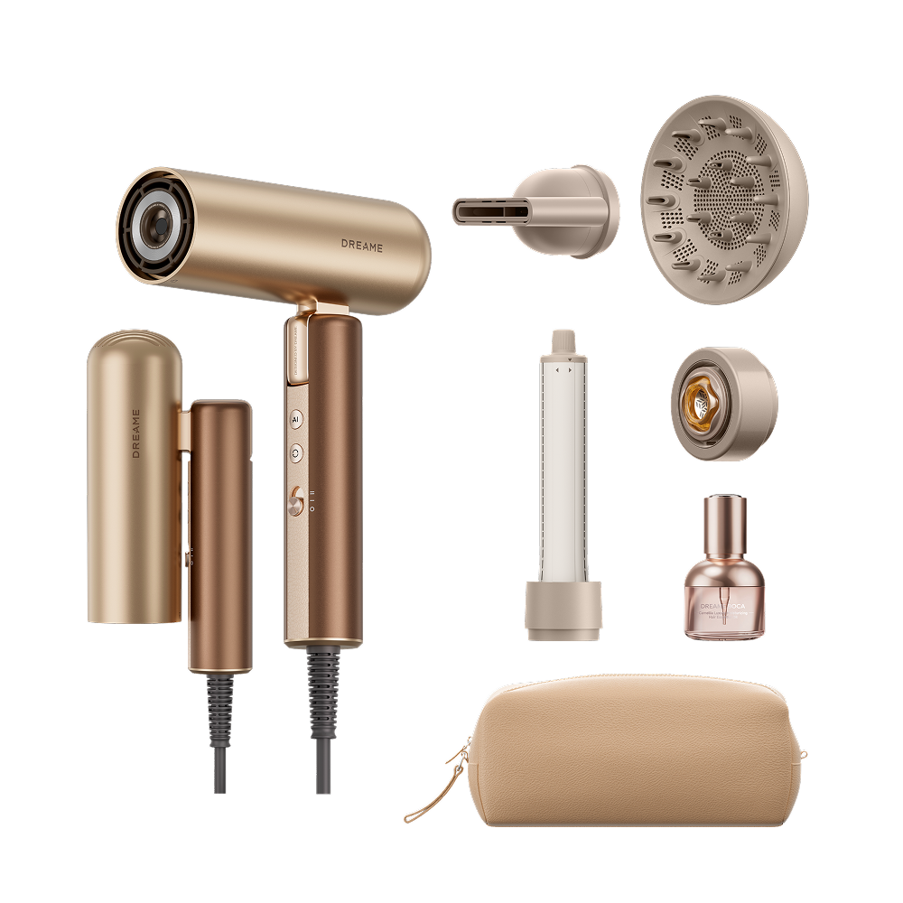 Фен Dreame Hairdryer Pocket Aura Gold