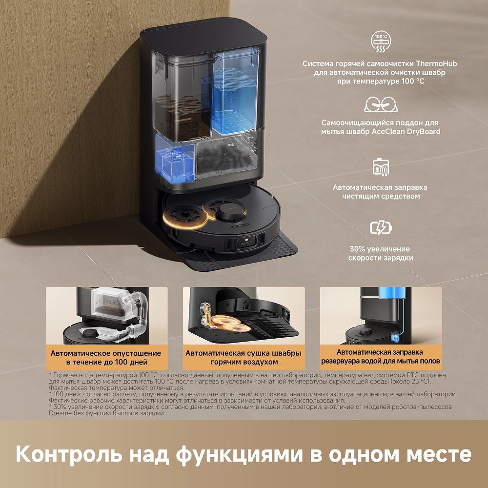 Робот-пылесос Dreame L50s Pro Ultra Black