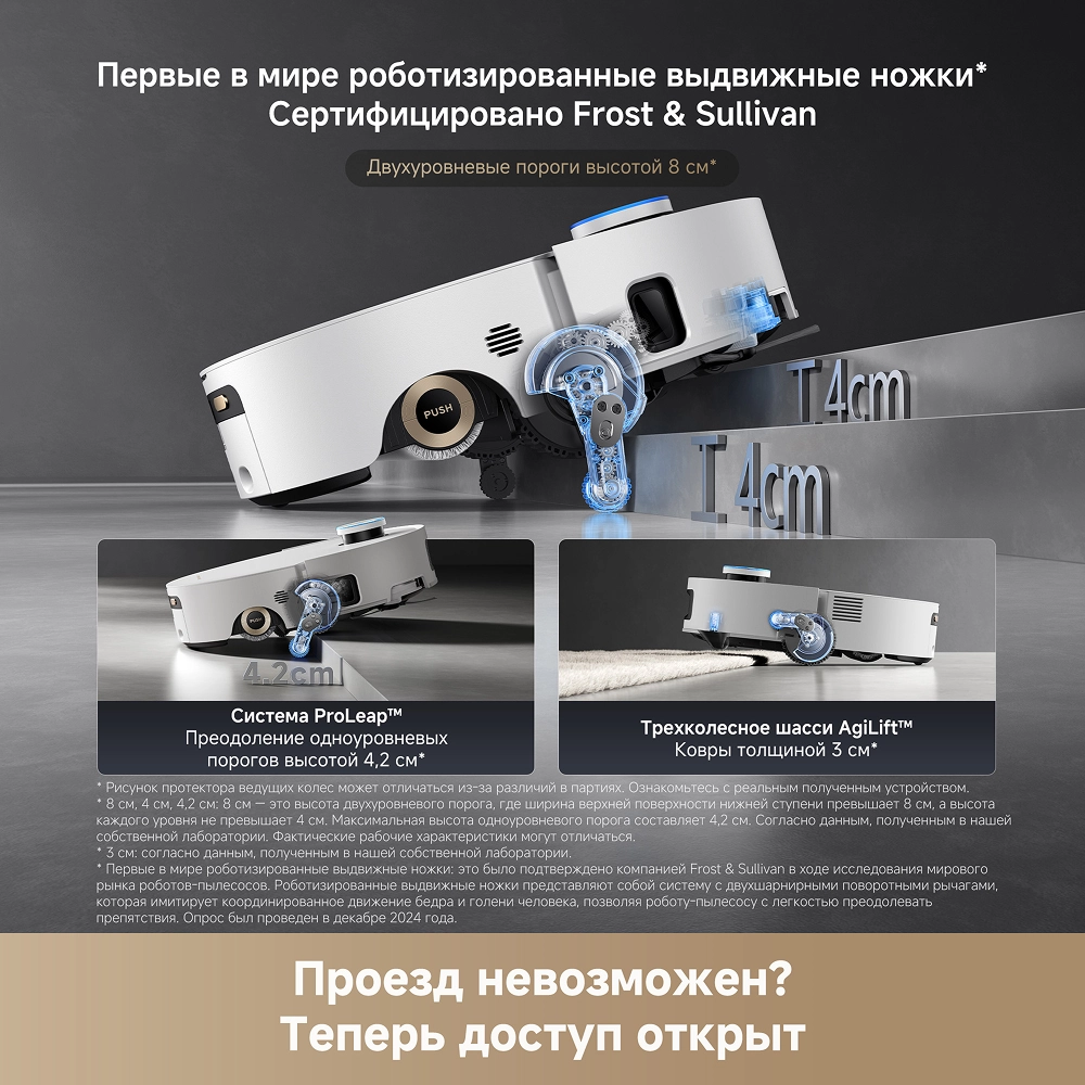 Робот-пылесос Dreame Aqua10 Ultra Roller Complete White