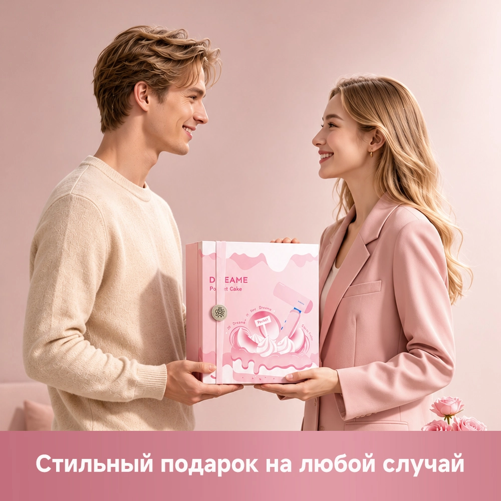 Фен Dreame Hairdryer Pocket Cake Peach