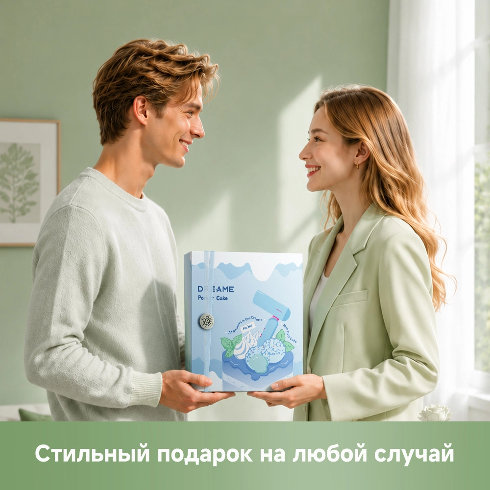 Фен Dreame Hairdryer Pocket Cake Peppermint