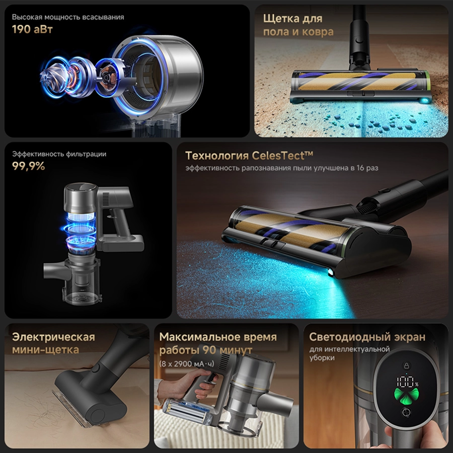 Беспроводной пылесос Dreame R20 Essential