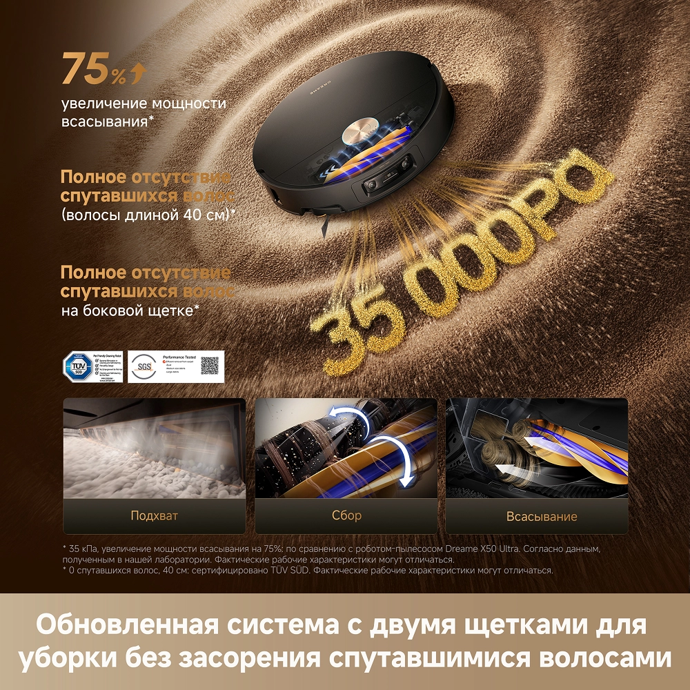 Робот-пылесос Dreame X60 Ultra Complete Black