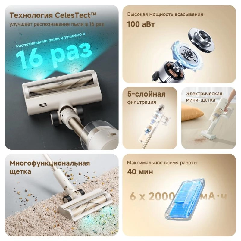 Беспроводной пылесос Dreame R10s Essential