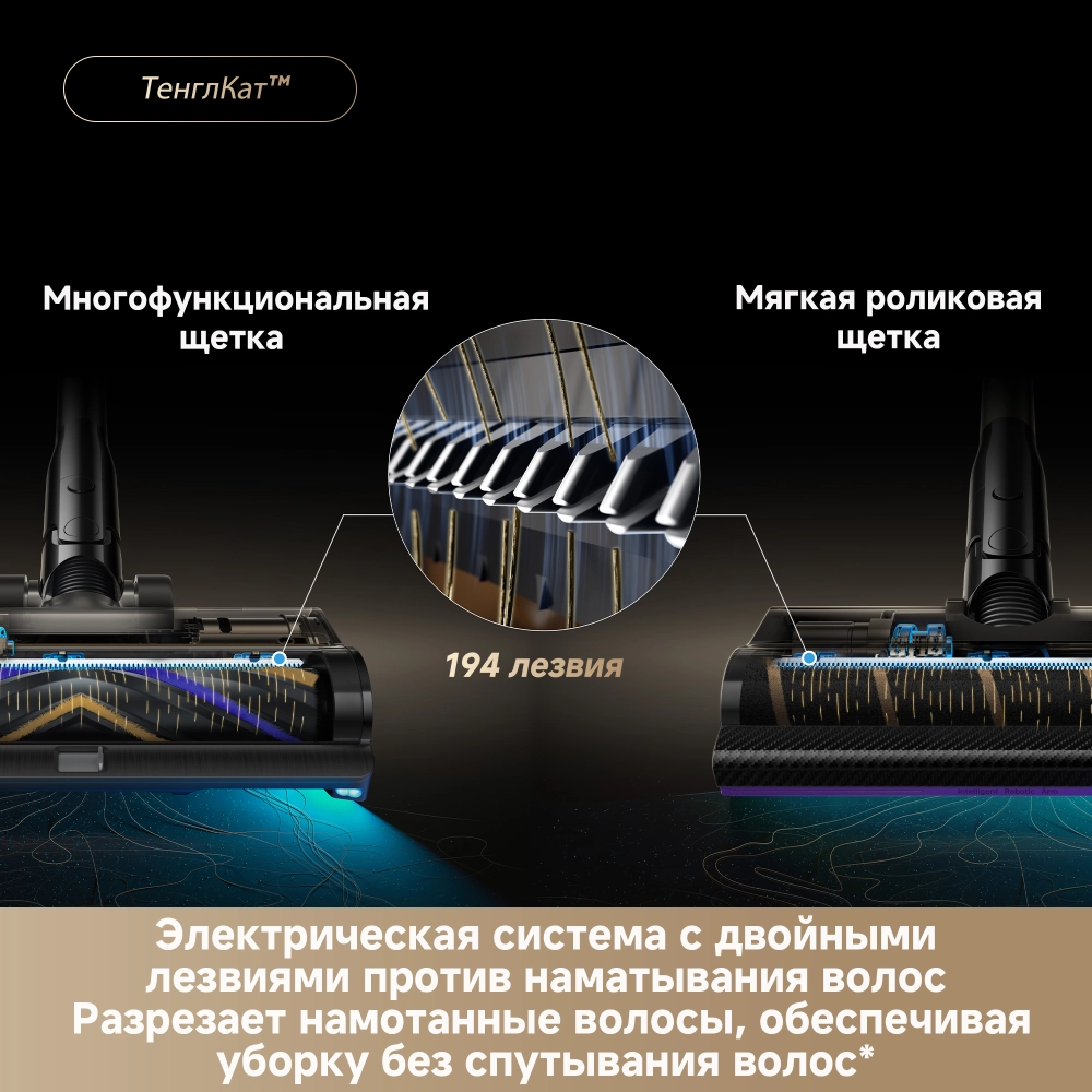 Беспроводной пылесос Dreame Z40 TangleCut™ Flex+