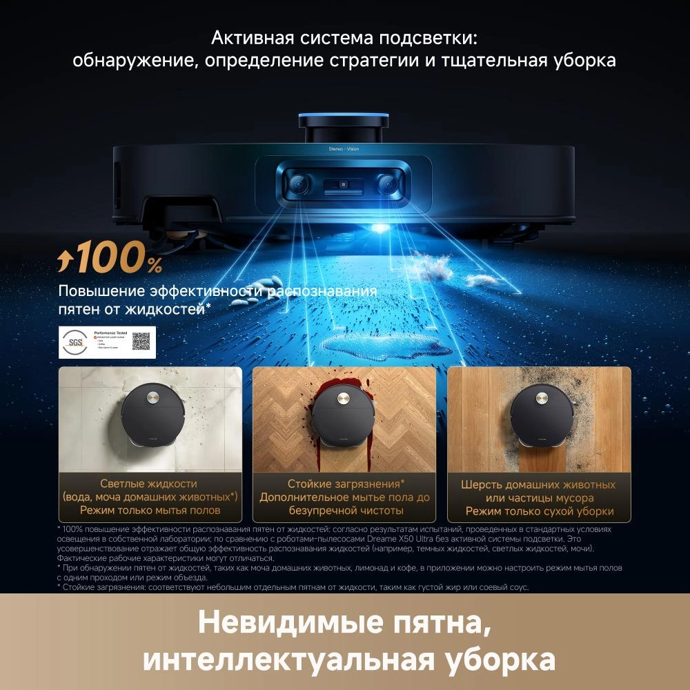 Робот-пылесос Dreame X60 Master Black