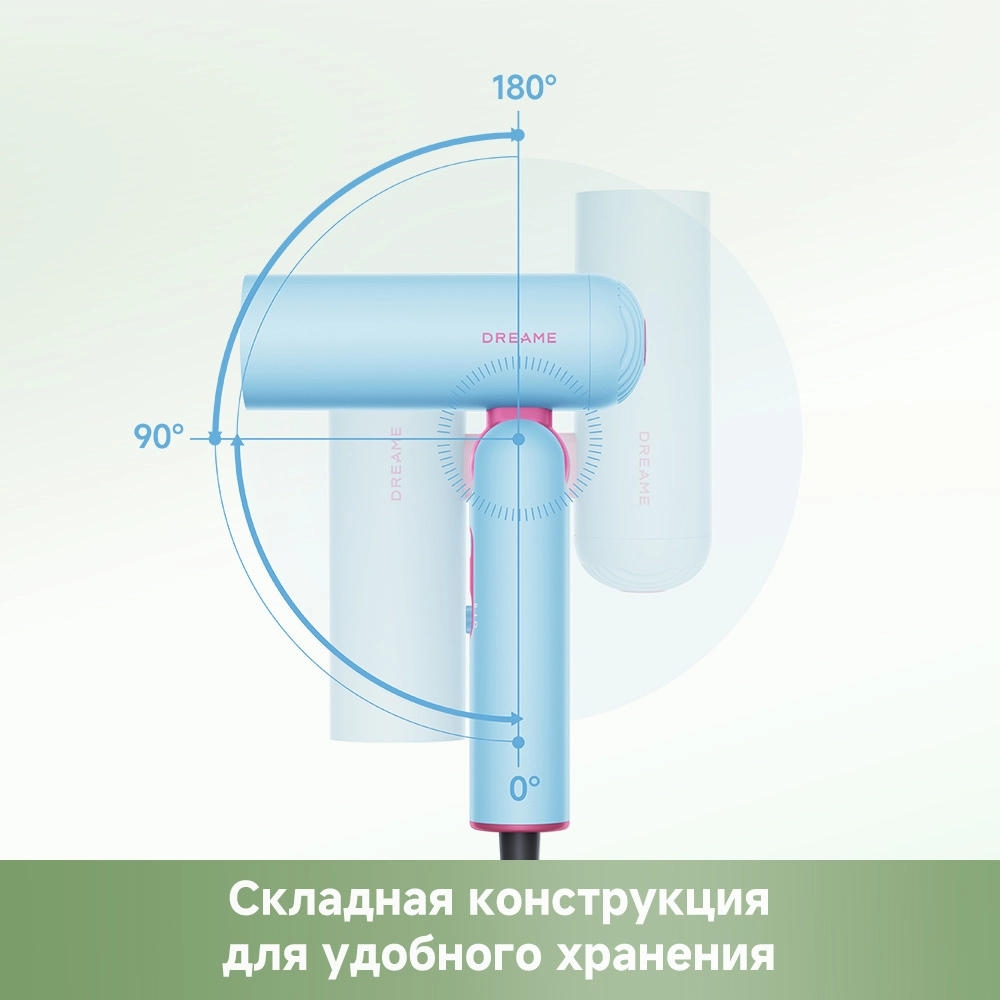 Фен Dreame Hairdryer Pocket Cake Peppermint