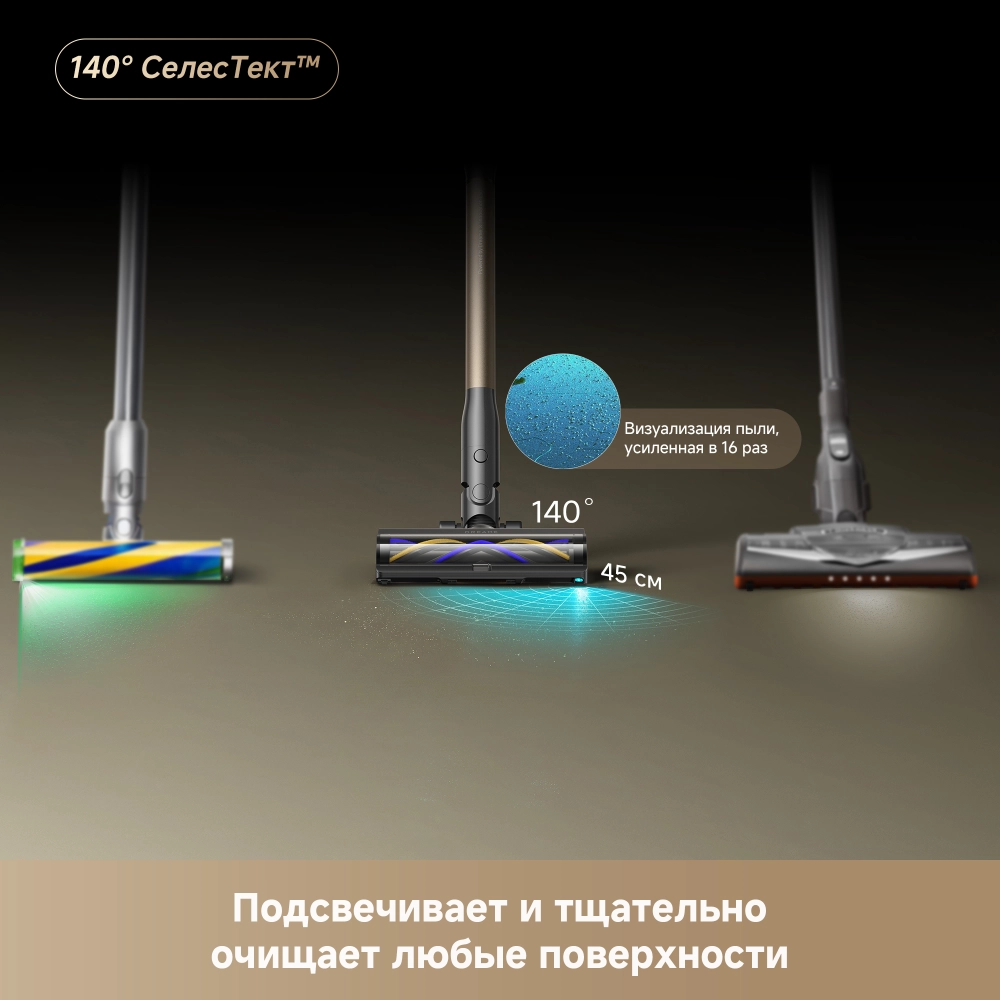 Беспроводной пылесос Dreame Z40 TangleCut™ Flex+