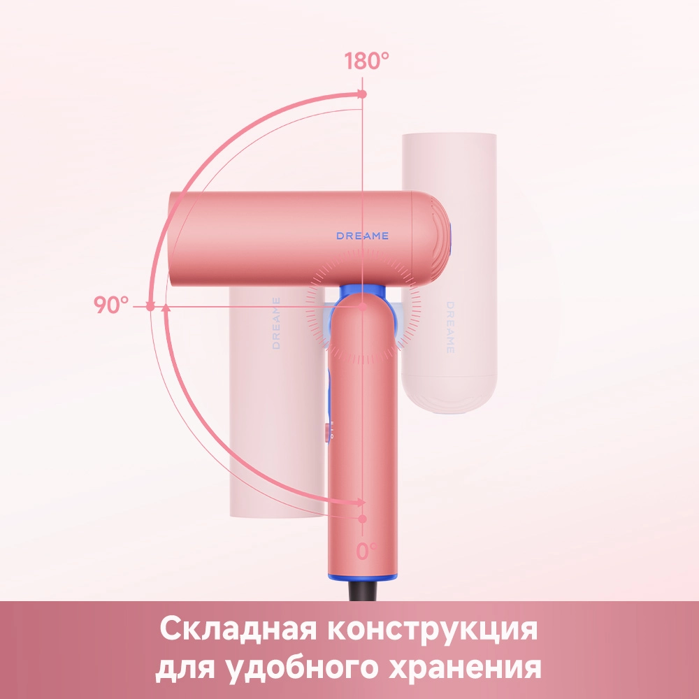 Фен Dreame Hairdryer Pocket Cake Peach