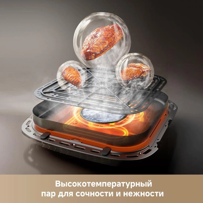 Аэрогриль (аэрофритюрница) Dreame Air Fryer AF10 Black