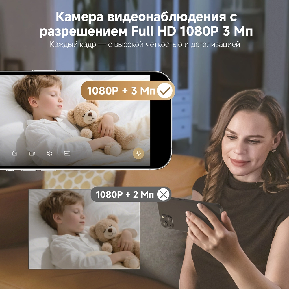 Камера для видеонаблюдения Dreame NAVO Care SE 1 Incam White 