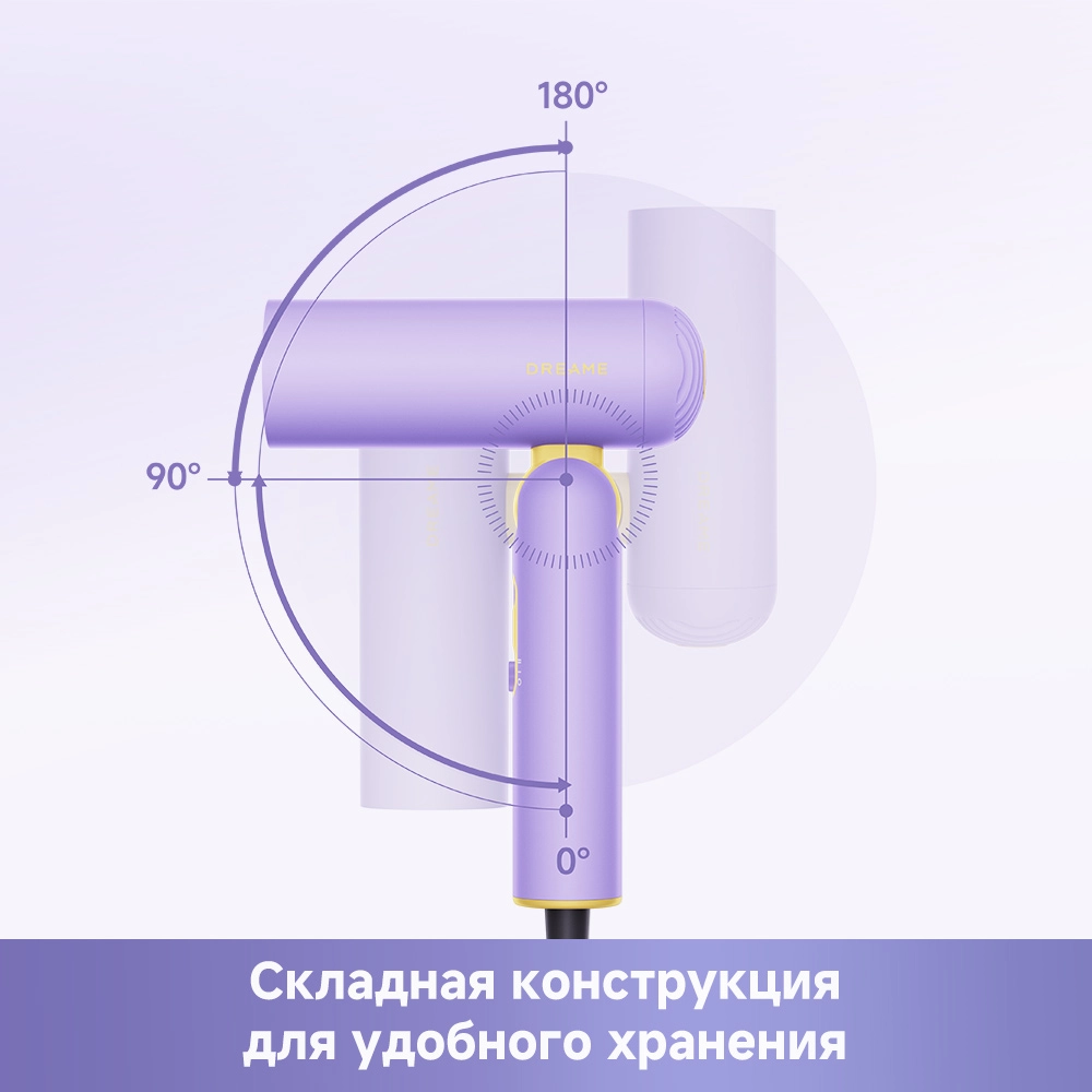 Фен Dreame Hairdryer Pocket Cake Grape