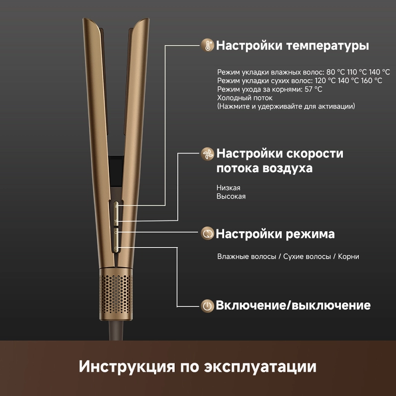Выпрямитель Dreame Нairdryer Aero Straight